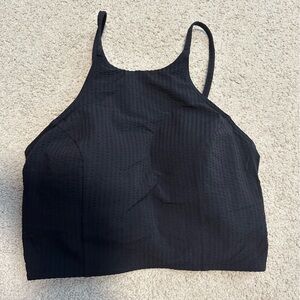 Like new textured lululemon high neck swimsuit bikini top tank